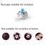 Pink Cat Paw Keycap Bàn Phím Cơ DIY Sáng Tạo Hoạt Hình Corgi Mông Silicone Personlized Rock Paper Kéo Thumbs-up