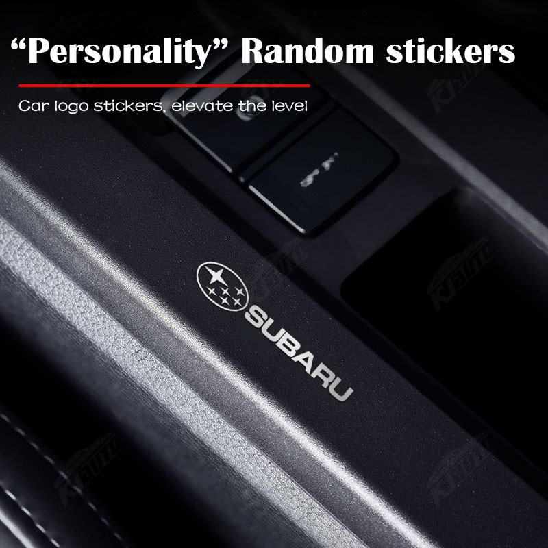 4 Subaru Kim Loại Xe Logo Dán Đẹp Sửa Đổi Huy Hiệu Trang Trí Ô Tô Phụ Kiện Cho BRZ Forester Legacy Outback WRX WRX STI Impreza XV