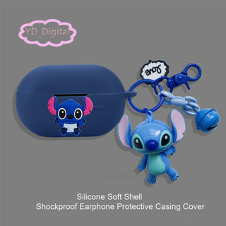 Hộp đựng tai nghe cho SoundPEATS PearlClip Pro / CC Pro Silicone Vỏ mềm Snoopy dễ thương Vỏ bảo vệ tai nghe chống nước Vỏ bảo vệ có mặt dây chuyền