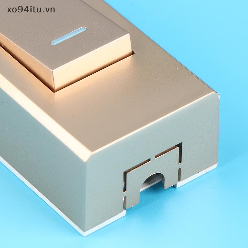 XOITU 1Pc 1 Gang 2 Chiều Bề Mặt Gắn Dây Lắp Đặt Đầu Giường Bật / Tắt Bảng Điều Khiển Đèn Tường VN