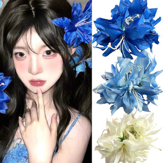 1 Chiếc Kẹp Tóc Hoa Lily Siêu Cổ Tích Cho Du Lịch, Kỳ Nghỉ, Chụp Ảnh, Không Khí