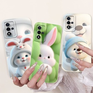 Ốp lưng silicon gấu trúc/thỏ hoạt hình cho OPPO A93s 5G 2021 (PFGM00) A93s
