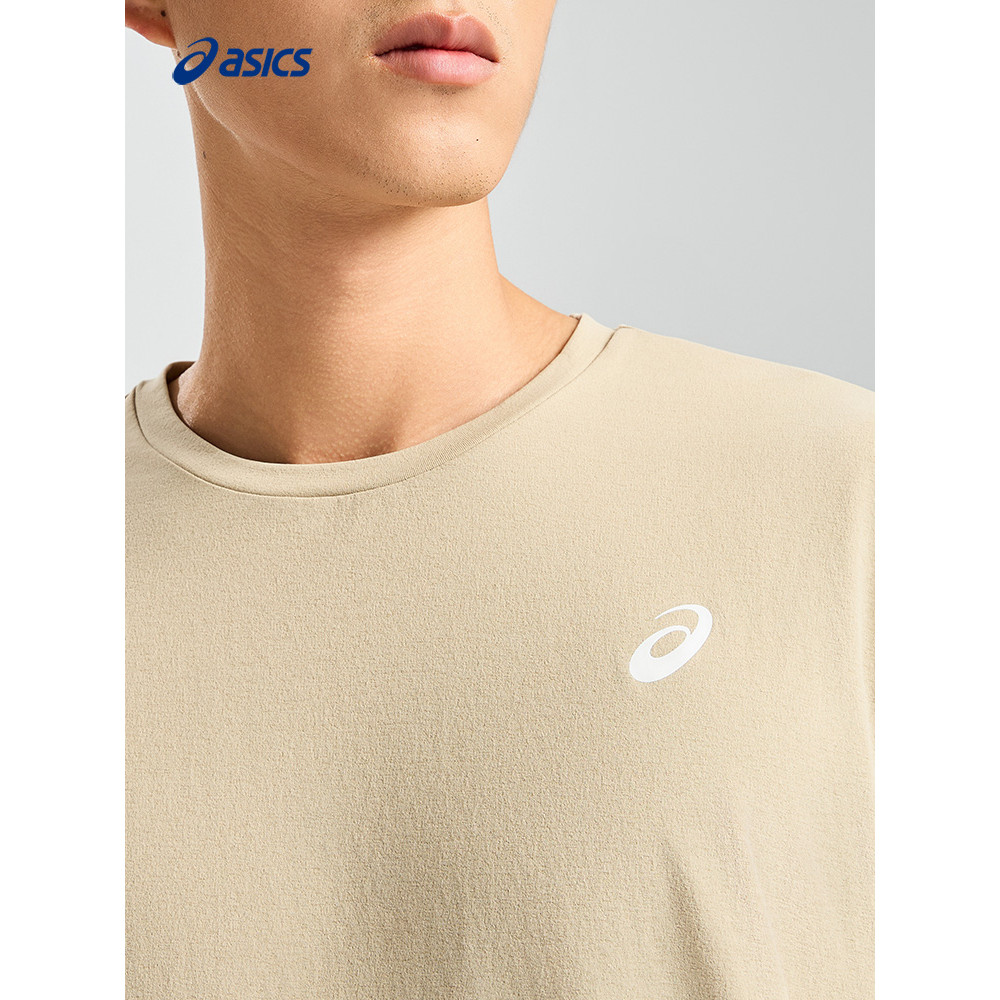 Áo thun thể thao mùa hè  Áo thun nam cổ tròn co giãn hấp thụ độ ẩm 100% Cotton cao cấp chạy bộ áo thun ngắn tay