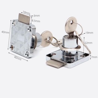 Combo 3 Ổ khóa tủ, khóa hộc kéo, khóa tủ gỗ Everygood cao cấp chắc chắn