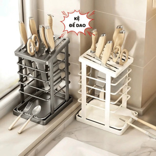 Kệ để dao Giá đựng dao kéo nhiều ngăn bằng nhựa chống nước kệ để đồ nhà bếp đa năng NGÓI HOME - KDNB02