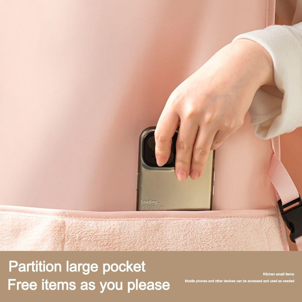 Tạp dề không tay SIMPLEAID, thoáng khí, chống nước, dễ lau, vest đa năng, phụ kiện làm sạch, phù hợp nhà bếp và quán cà phê