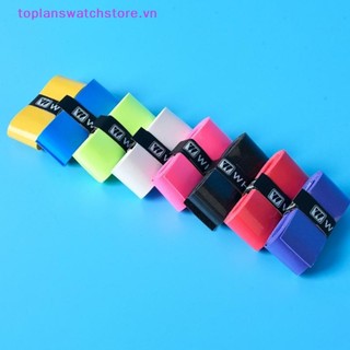 Toplanswatchstore Vợt Cầu Lông Chống Trơn Trượt Tay Dính Giảm Chấn Vợt Tennis Phim Bọc Băng Hút Mồ Hôi Phẳng Bọc Có Dây Đeo VN
