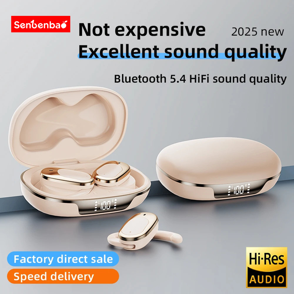 Tai nghe không dây Senbenbao S80 Tai nghe không dây Ture Tai nghe nhét tai thể thao HiFI Stereo Chống nước có Mic Tai nghe TWS cho điện thoại thông minh Tai nghe