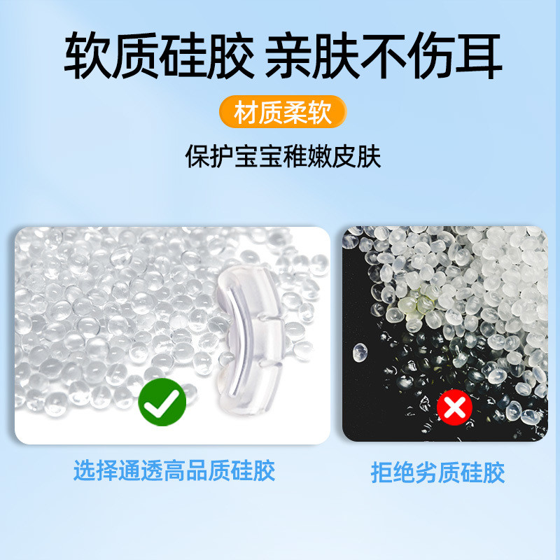 Tai Thoải Mái Định Hình Bé Chỉnh Sửa Dụng Cụ Tiện Dụng Hỗ Trợ Tai 3.19 Chất Liệu Sơ Sinh Hiệu Chỉnh Aurile Mềm Corrector Kẹp Tai Lop Tai Silicon