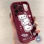 Ốp Mềm Hello Kitty Dễ Thương Cho OPPO Reno 7 7Z 6 6Z 5 Pro Lite 5Z 5K 5F 4F 3 2 2Z 2F 5G 4G Vỏ Mờ Bảo Vệ Ống Kính Mèo Hoạt Hình Vỏ Điện Thoại Chống Sốc