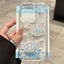 Iphone 16 15 14 13 12 11 Pro Max X Xr Xs Max Ốp Điện Thoại 3D Nhỏ Giọt Keo Màu Xanh Cá Mềm