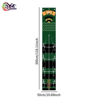 Dovewill Golf Putting Mat Putter Phụ kiện tập luyện cho nam giới Cải thiện kỹ năng đặt Thiết bị hỗ trợ đào tạo cho sân vườn văn phòng