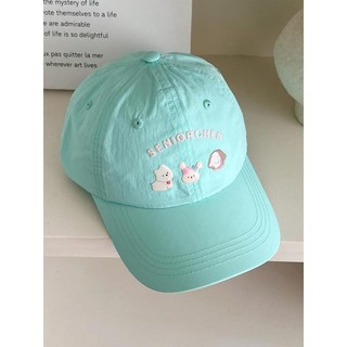 Ins Phiên Bản Hàn Quốc Dễ Thương Động Vật Nhỏ Mũ Bóng Chày Nữ Xuân Hè Mỏng Phong Cách Che Nắng Mũ Chống Nắng