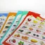 FUHUIOT Kids Learning Talking Poster, Sách âm thanh PVC Biểu đồ tường nói chuyện tương tác, Số Anima Điểm giáo dục sớm Đọc bảng chữ cái điện tử Trẻ mới biết đi Cha mẹ và con cái