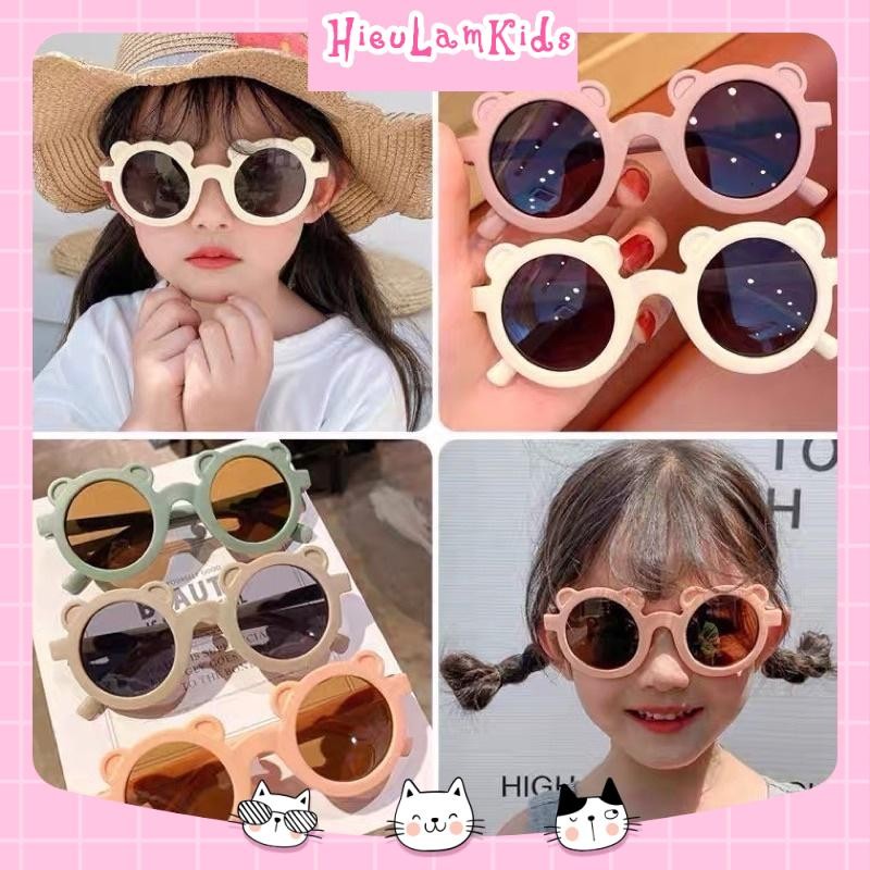 K17 - Kính trẻ em, kính râm thời trang hình gấu cho trẻ em | Shopee ...