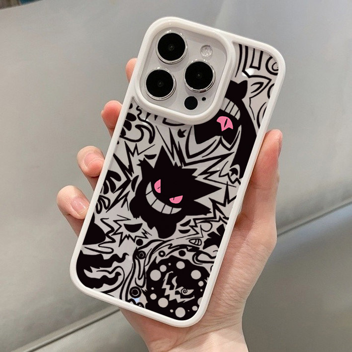 Vỏ Tương Thích Cho Redmi Note 14 13 Pro Plus 5G 12 11 Poco M6 X6 Pro 4G X5 C65 Redmi 14C 13C 13 12 10 Anime Gengar Vỏ Chống Sốc Cứng Trong Suốt