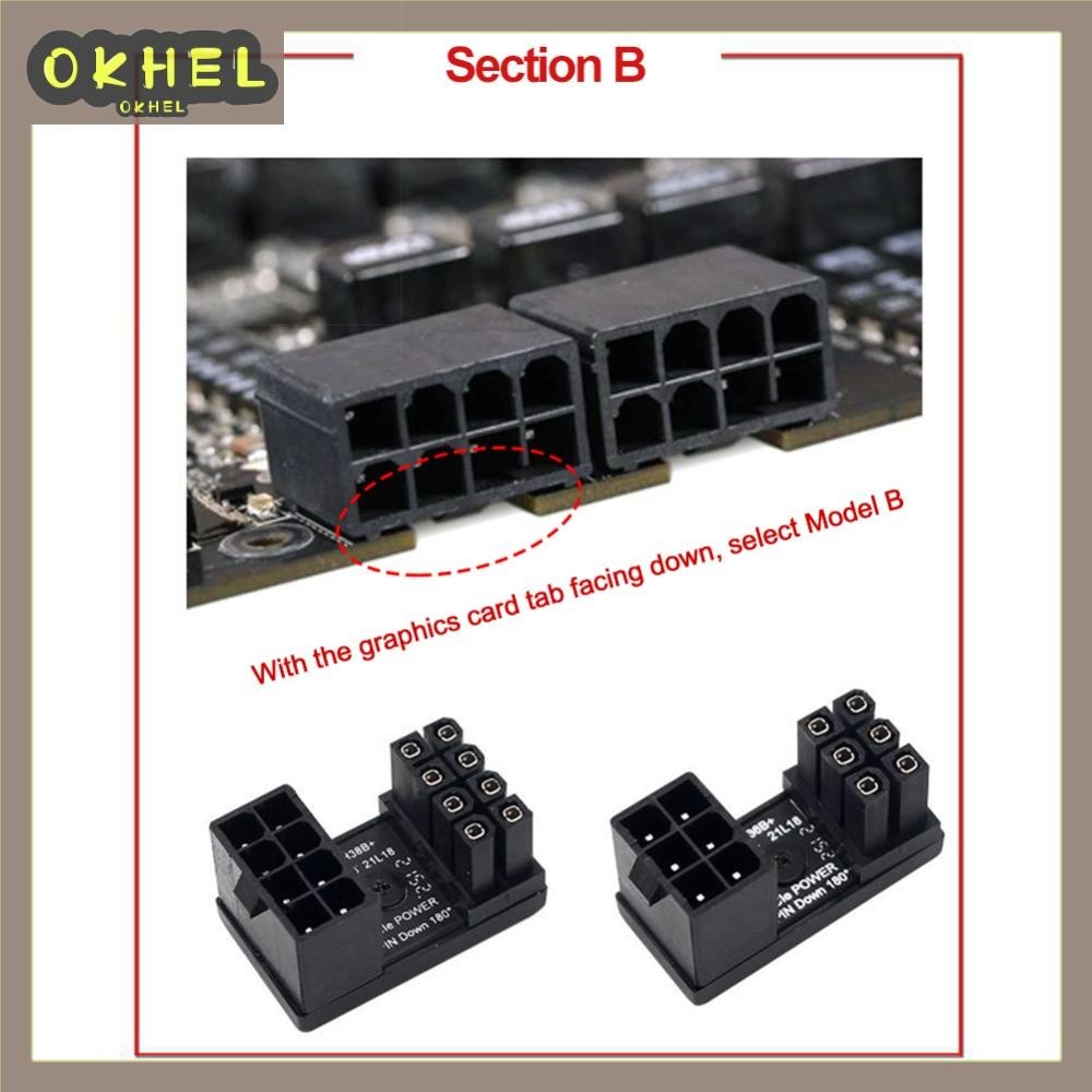 [Okhello.vn] GPU Power Board 6 Pin GPU Power Connector GPU PCIe cho PC ...
