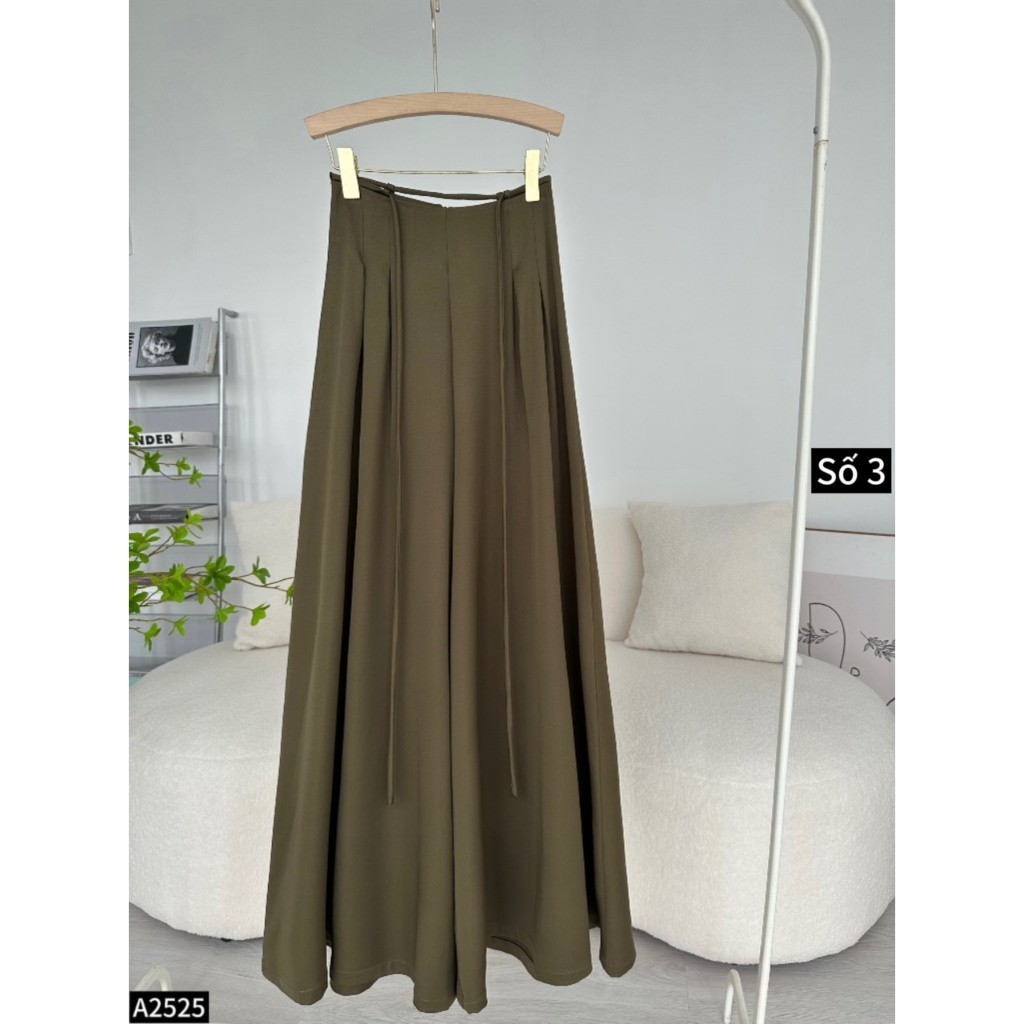 Quần culottes váy cạp cao ống rộng Siêu hách dáng cho các chị em công sở A2525