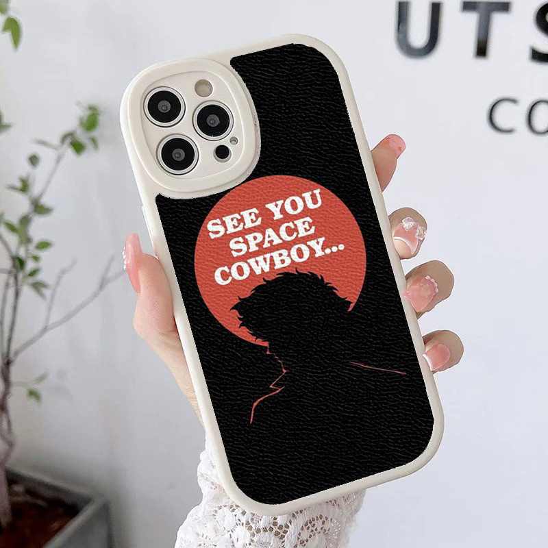 Ốp Lưng Da Cừu TP-1 Cowboy Bebop Cho iPhone 17,15 14 13 11 12 Pro Max Mini 8 7 Plus SE 2020 X XR XS MAX Túi Mềm 0728