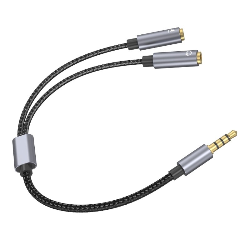 Cáp chuyển đổi tai nghe WU 3 5mm USB C Tai nghe Bộ chia micro