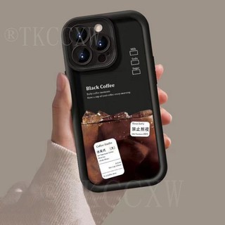 Ốp Cà Phê Đá Mỹ Cho Xiaomi 12T 14 Ultra 13 12 13T Pro 12 13 Lite Mi 11 Lite Mi 9T Pro Chống Sốc Đơn Giản Màu Trơn Mắt Thiên Thần Vỏ Điện Thoại