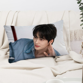 Phim truyền hình Hàn Quốc Lovely Runner Hình chữ nhật Vỏ gối Byeon Woo-seok & Hye-yoon Kim Side In Hình Đệm Polyester Trang Trí Sofa Nhà (Không Lõi)