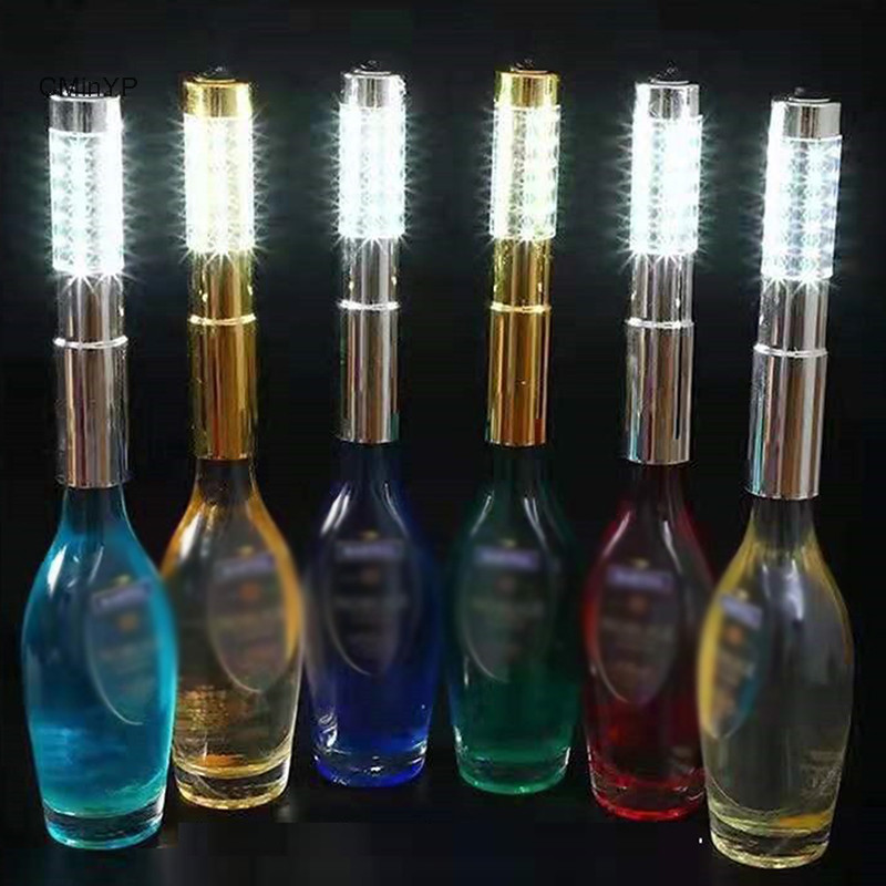 Cminyp LED nhấp nháy cho dịch vụ chai rượu sâm panh VIP Đèn pin cầm tay Sparkler Glory