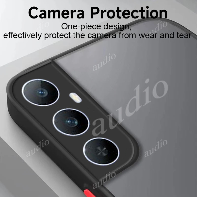 Dành Cho Realme c65 4G 2024 Ốp điện thoại Silicon Mờ Chống Sốc Cho Realme c65 C 65 65 65C RealmeC65 4G Vỏ Sau Ốp điện thoại Coques Camera Bảo Vệ Funda Vỏ