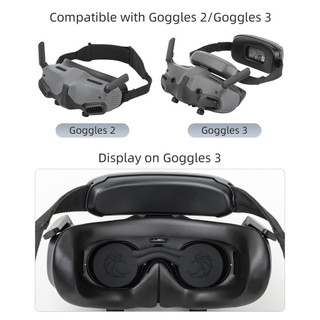 Dành Cho DJI Avata 2 Ống Kính Bảo Vệ Kính 2 / 3 Bụi Cạo VR Kính Silicon