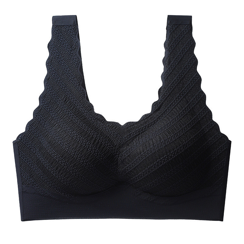 Siêu Âm Oxy Philophilic 38 Vest Ice Silk Liền Mạch Quần Lót Nữ Khỏa Thân Tập Hợp Cố Định Cốc Ngủ Áo Ngực Nữ