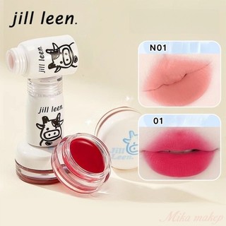 Jilleen Lip Mud Sữa Mist Lip Mud Mỏng Matte Velvet Son Môi Không Màu Dưỡng Ẩm