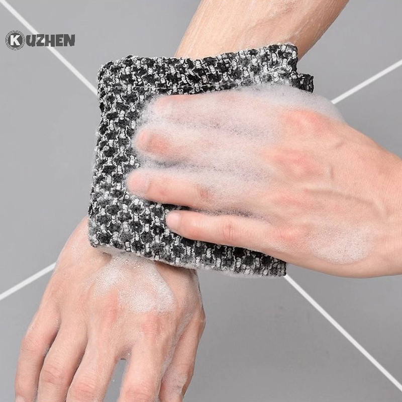 Kuzhen Nhật Bản Chà Khăn Lau Tắm Nylon Khăn Bàn Chải Cho Khăn Lưng Tẩy Tế Bào Chết Tắm Bọt Biển Cơ Thể Phụ Kiện Phòng Tắm HOT