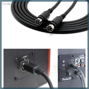 Char 4Pin DIN Nam Kết Nối Cáp Cho R1700BTR1600TIII 4Pin Loa Dây Âm Thanh Lossless Dây Được Sử Dụng Rộng Rãi Dây Thay Thế