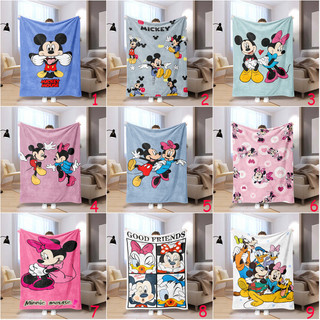 Chuột Mickey Flannel Chăn Một Mặt In Flannel Chăn Điều Hòa Không Khí Chăn Văn Phòng Ngủ Chăn Quà Tặng Thiết Thực Cho Gia Đình