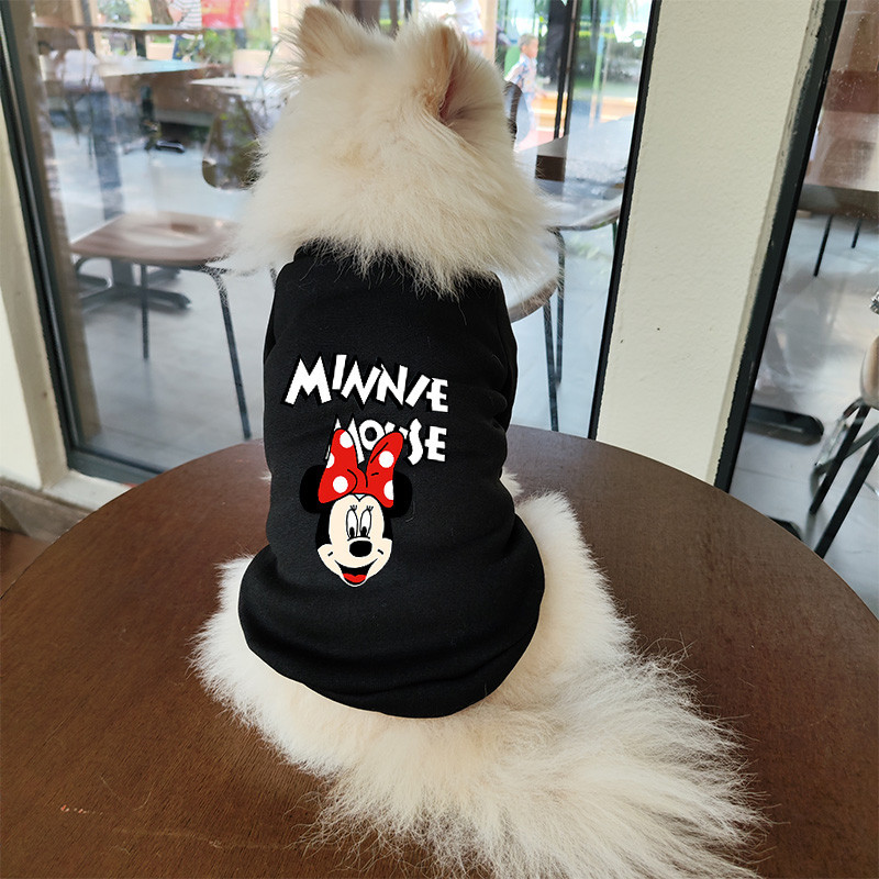 Áo Hoodie in hình chuột lớn dễ thương cho quần áo chó mèo ấm áp mùa thu đông