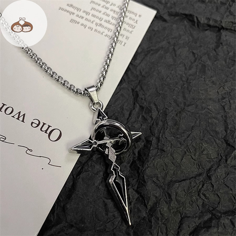 Ars Vintage Chữ Thập Mặt Dây Chuyền Vòng Cổ Cho Nam Đa Năng Dây Chuyền Hợp Thời Trang Mồ Hôi Punk Vòng Cổ Trang Sức Quà Tặng VN