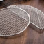 Lưới nướng DELMER, Lưới chiên Tempura bán nguyệt / tròn bằng thép không gỉ, Thiết bị nhà bếp Lưới sấy phong cách Nhật Bản bền bỉ ngoài trời