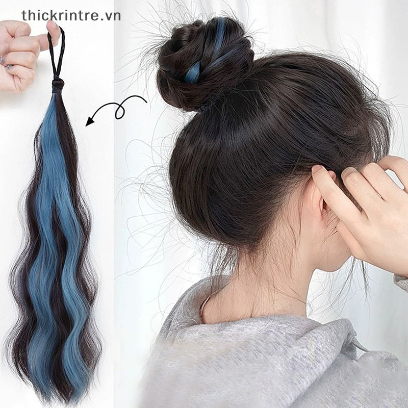 THI Tự cuộn dây uốn tóc giả để tăng khối lượng tóc Bud Hair Bun Túi tóc Artifac VN