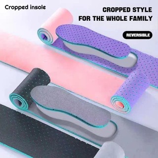 1 Cuộn DIY Tự Cắt Đế Thoáng Khí Thoải Mái Chống Trơn Trượt Miếng Lót Giày Trẻ Em Người Lớn Mềm Plantar Fasciitis Memory Foam Giày Đệm