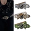Dây đai thắt lưng GODD Steampunk có khóa đầu lâu kim cương cho phụ nữ Cô gái Full Sequins Dây thắt lưng cho giới hâm mộ thời trang