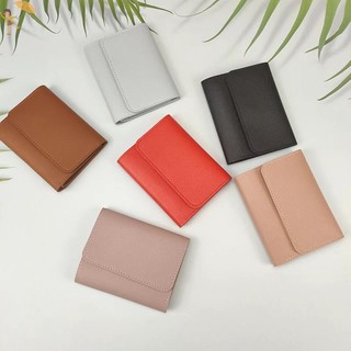 [GOU] Ví ngắn tối giản dành cho nữ Ví dễ thương mới dành cho nữ Kẹp nhỏ Cô gái đựng thẻ tín dụng Ví da đa chức năng Ví đựng tiền xu VN