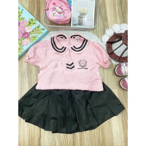 váy bé gái size đại cồ 15-40kg quảng châu cao cấp, set áo kèm chân váy cho bé gái