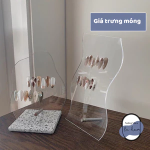 Khung trưng móng mẫu - Kệ Bảng Mica Phụ kiện nail- Sango