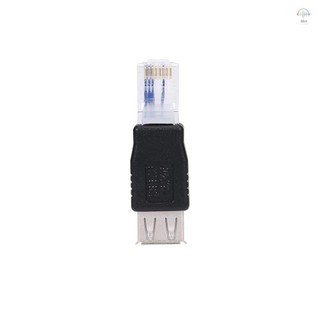 Hilivn) Bộ chuyển đổi USB sang RJ45 USB2.0 Nữ sang Ethernet RJ45 Đầu nối bộ chuyển đổi phích cắm đực