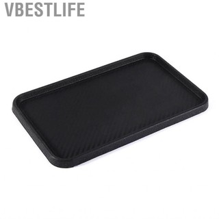 VBESTLIFE Bảng điều khiển chống trượt thảm silicon xe điện thoại có thể gập lại khay để thay đổi phím với khả năng tương thích phổ quát bất kỳ phương tiện nào