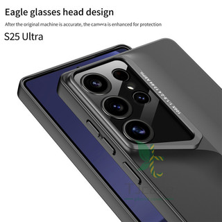 Vỏ bọc siêu mỏng Blade Samsung Galaxy S25 S24 S23 Ultra S24 FE Edge Slim Eagle Kính bao gồm đầu Vỏ điện thoại