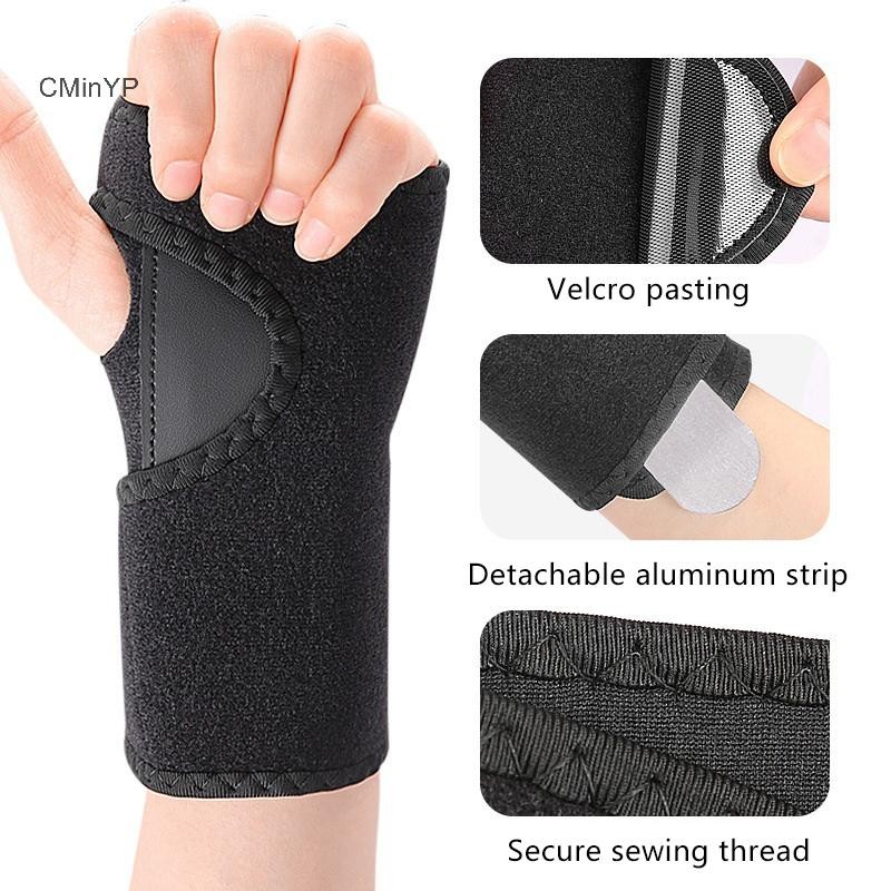 Cminyp 1 Chiếc Nẹp Cổ Tay Cho Ống Cổ Tay, Nẹp Cổ Tay Hỗ Trợ Ban Đêm, Nẹp Cổ Tay Phải Tay Trái, Dành Cho Nữ Và Nam Vinh Quang