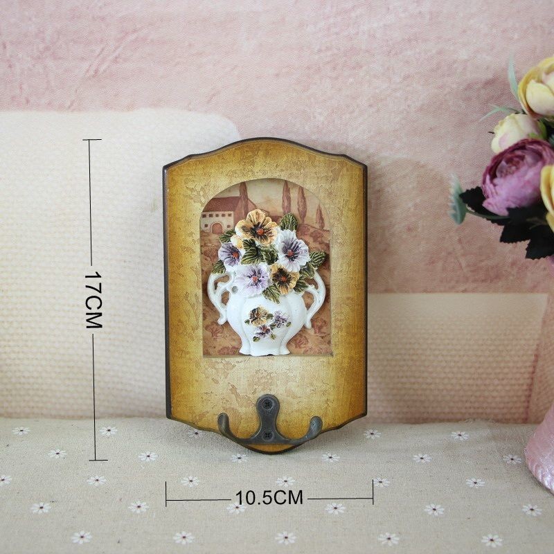 2469 Người Bộ Sưu Tập Châu Âu Phong Cách Địa Trung Hải Ba Chiều Móc Trang Trí Sáng Tạo Lối Vào Móc Chìa Khóa Mặt Dây Chuyền Cafe Tường Đồ Trang Trí Nhỏ 25.3.4