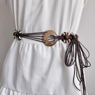[1904 Người Đã Thu Thập] Thắt Lưng Dệt Cho Phụ Nữ Mùa Hè Phong Cách Vintage Dân Tộc Mới Dây Thắt Lưng Đa Năng Trang Trí Cao Cấp Với Thắt Lưng Váy 3.4 QDDJ