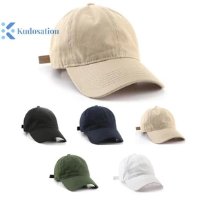 Kudosation Unisex Trơn Bóng Chày Nam Nữ Cotton Mũ Chống Nắng Hàn Quốc Thể Thao Ngoài Trời Thời Trang Mũ Bóng Chày